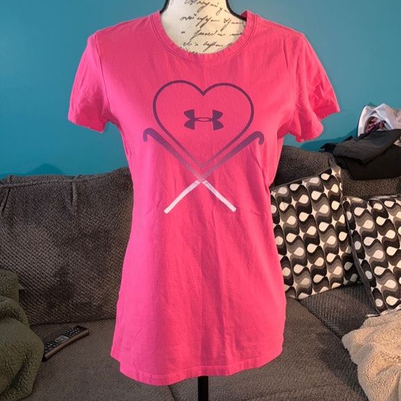 🎉4 for $20 Under Armour Field Hockey Tee, Medium - Picture 1 of 6